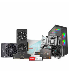 Budget PC Build AMD Ryzen 5 8400F Processor & MSI B840M GAMING WIFI6E AM5 mATX Motherboard PC Combo